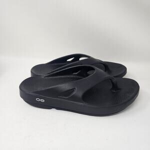 OOFOS OOriginal Thong Sandals M7 W9 black